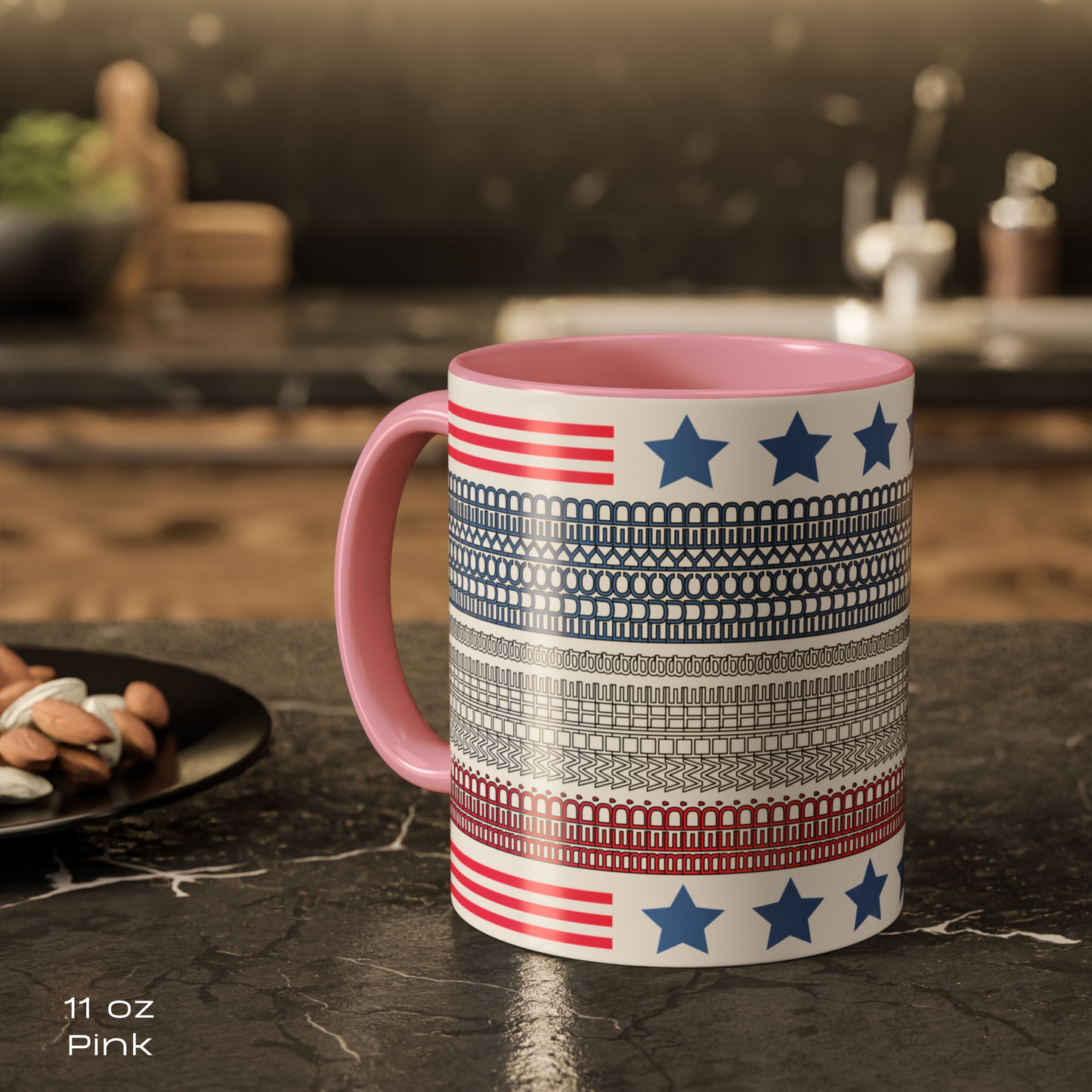 Subtle Political Protest Mug - Red White and Fucked Secret Message Cup - Resistance Gift by LogueJunction
