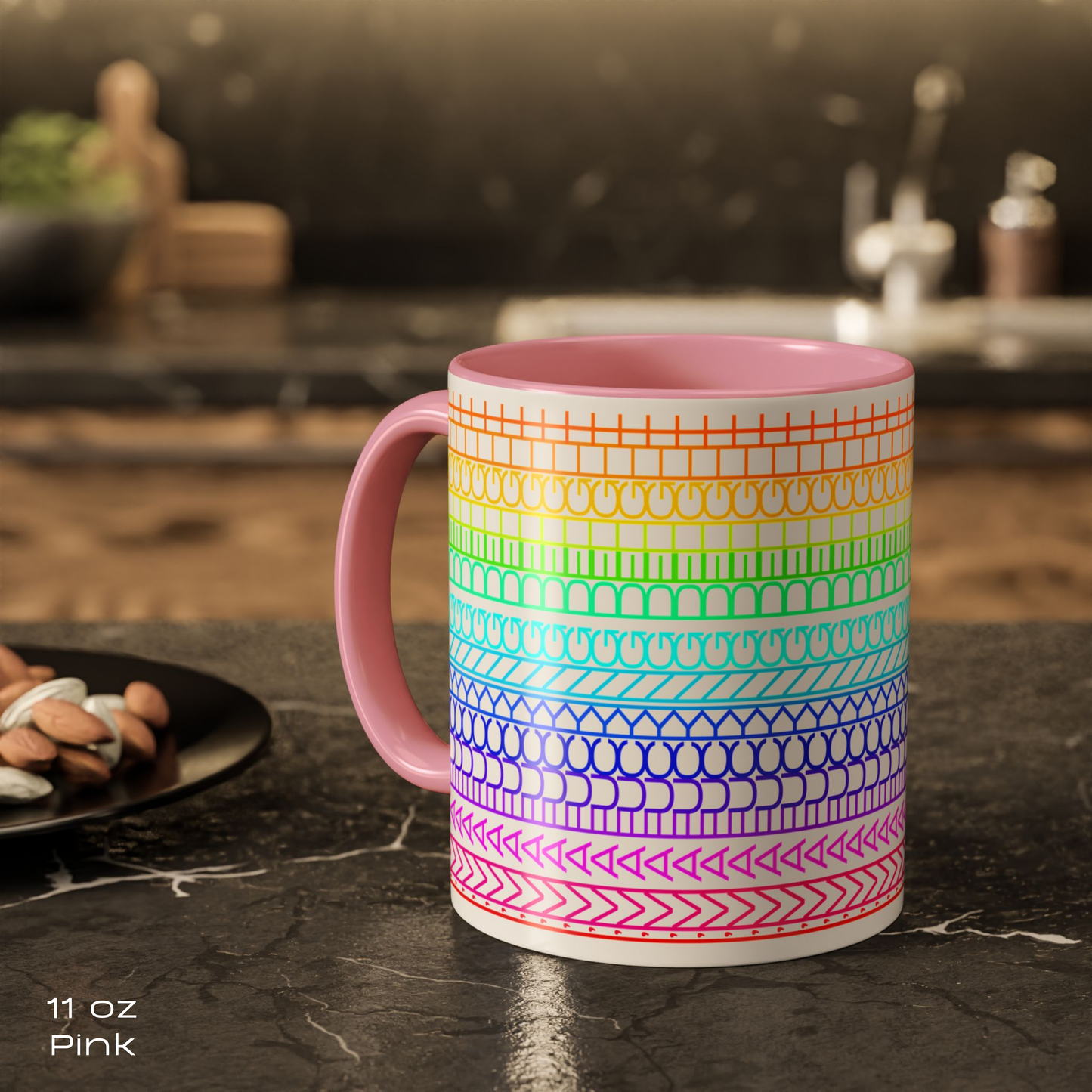I'm a Fucking Delight Mug - Subtle Profanity Rainbow Cup - Funny Hidden Message Affirmation Gift by LogueJunction