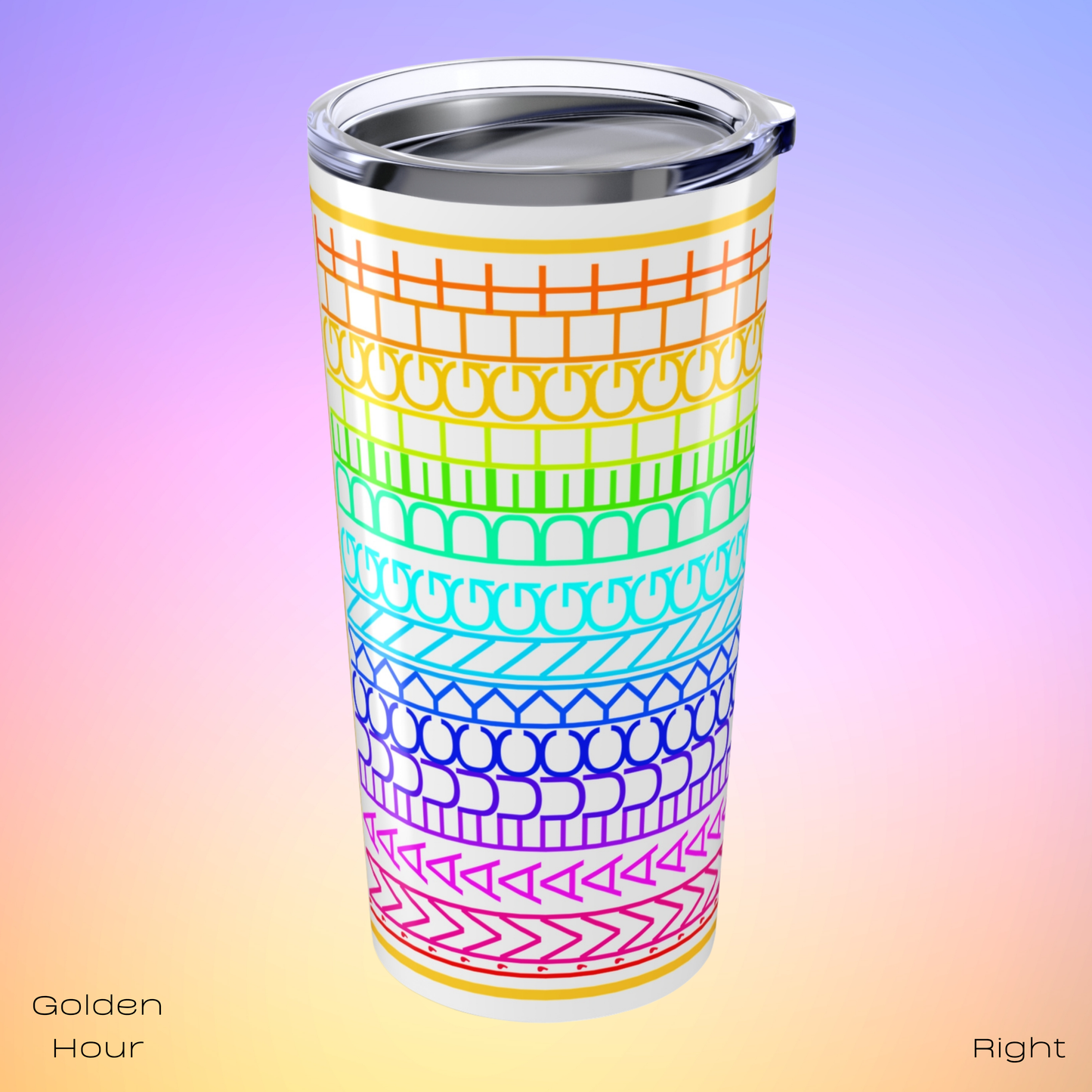 I'm a Fucking Delight Secret Message Tumbler - Hidden Swear Word Cup - Gift for Pride Month by LogueJunction