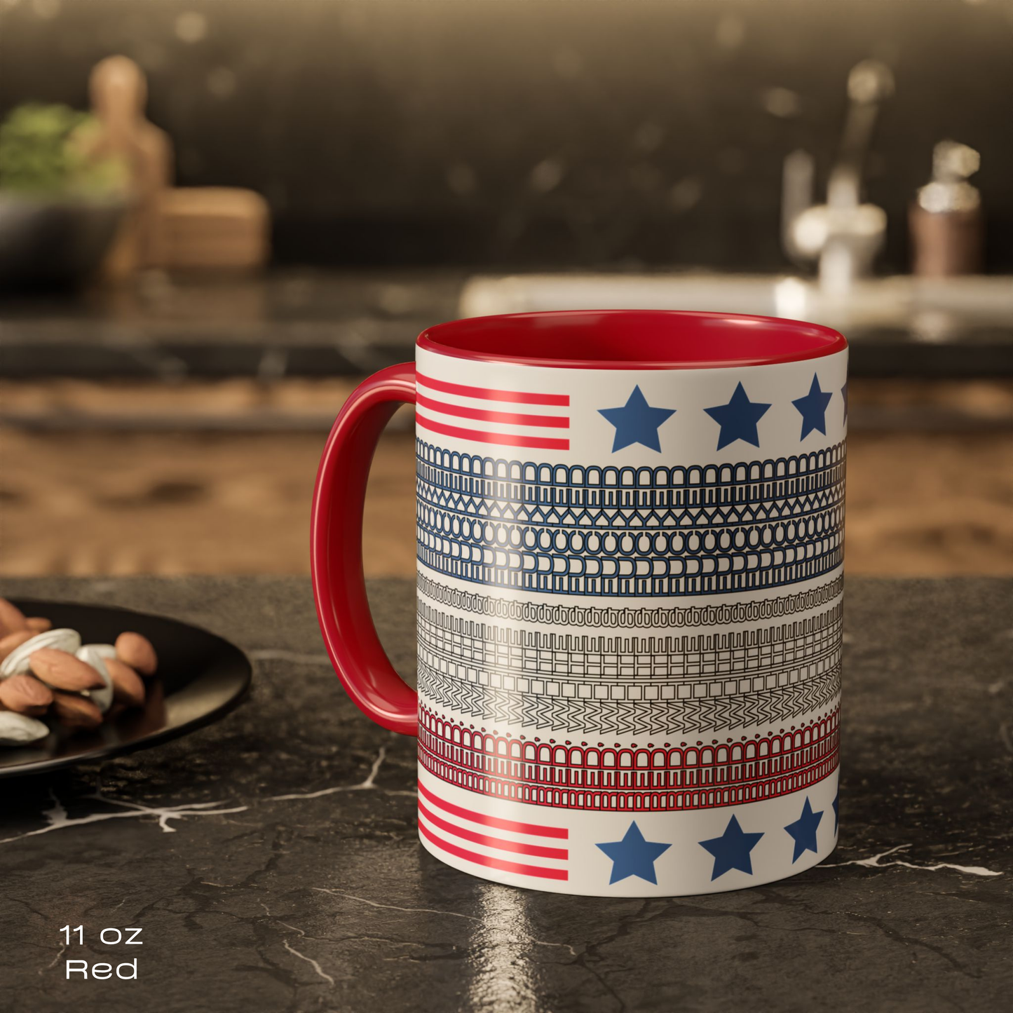 Subtle Political Protest Mug - Red White and Fucked Secret Message Cup - Resistance Gift by LogueJunction