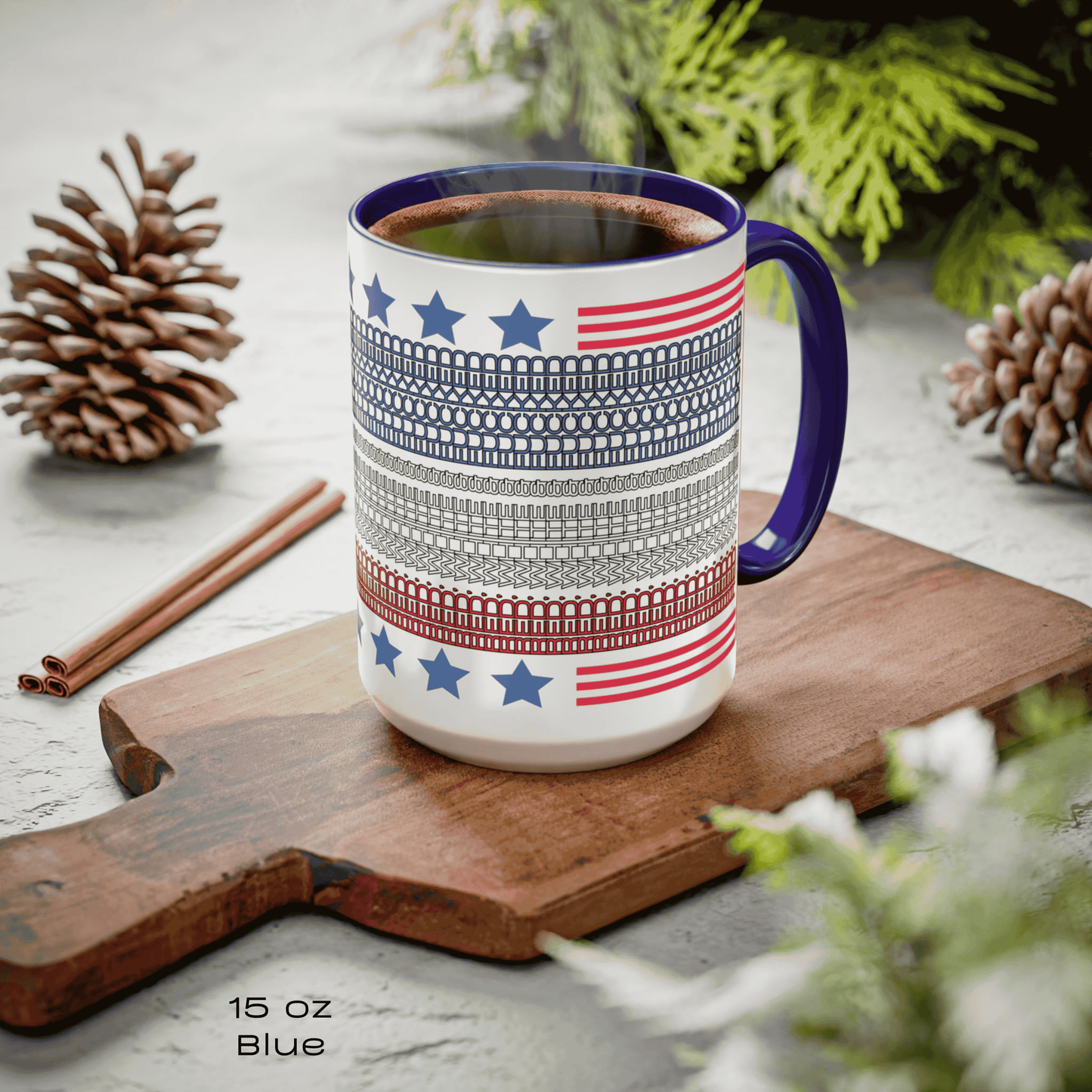 Subtle Political Protest Mug - Red White and Fucked Secret Message Cup - Resistance Gift by LogueJunction