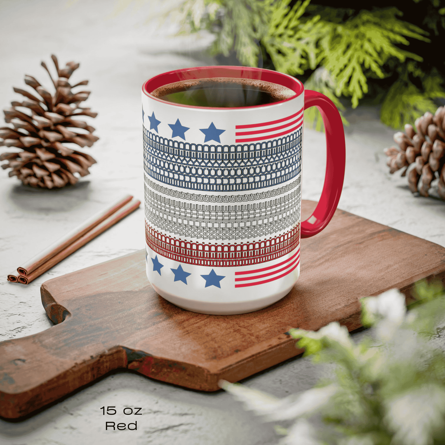 Subtle Political Protest Mug - Red White and Fucked Secret Message Cup - Resistance Gift by LogueJunction