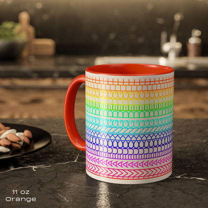 I'm a Fucking Delight Mug - Subtle Profanity Rainbow Cup - Funny Hidden Message Affirmation Gift by LogueJunction