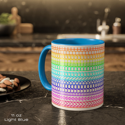 I'm a Fucking Delight Mug - Subtle Profanity Rainbow Cup - Funny Hidden Message Affirmation Gift by LogueJunction