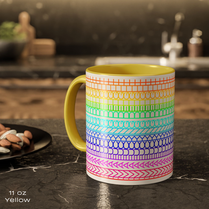 I'm a Fucking Delight Mug - Subtle Profanity Rainbow Cup - Funny Hidden Message Affirmation Gift by LogueJunction