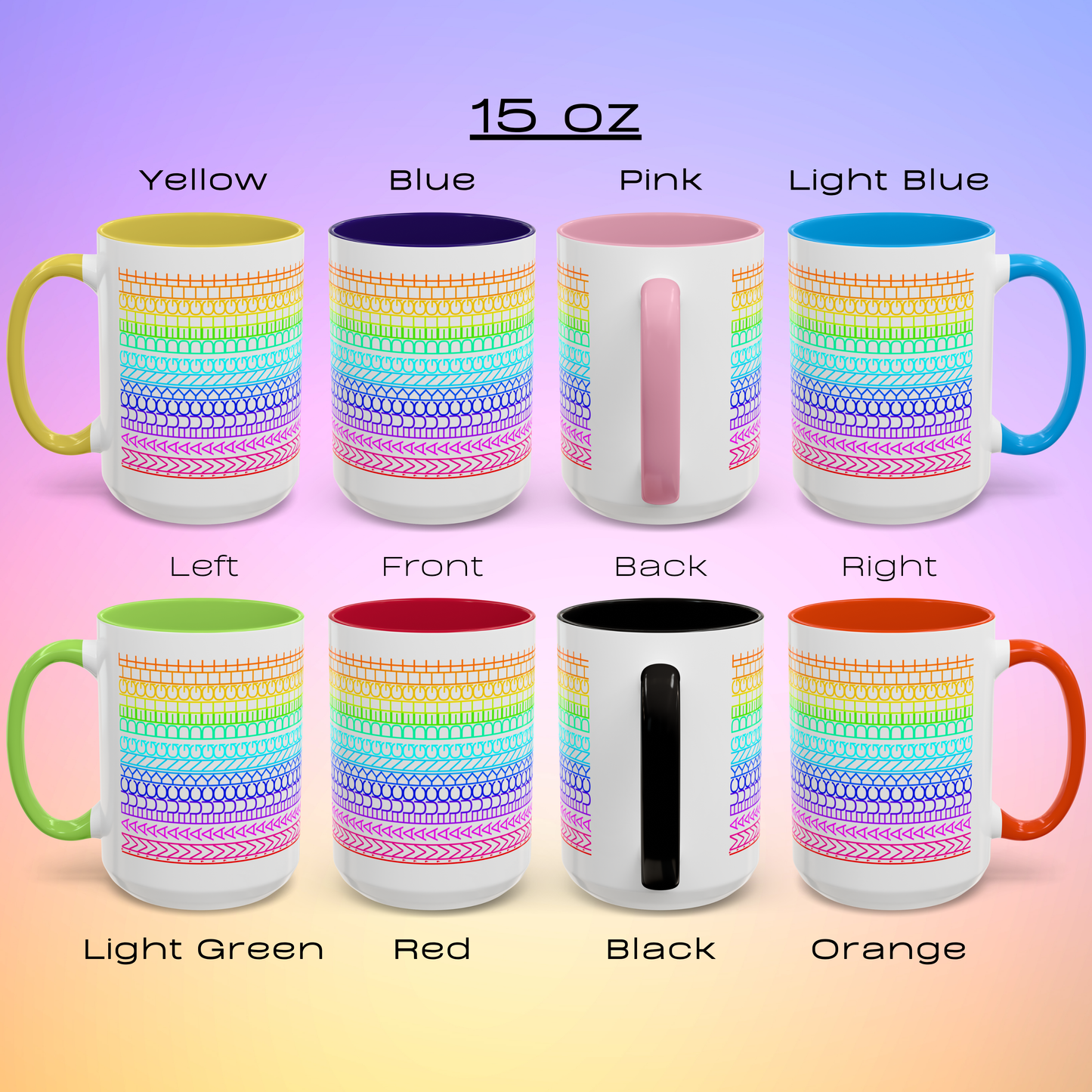I'm a Fucking Delight Mug - Subtle Profanity Rainbow Cup - Funny Hidden Message Affirmation Gift by LogueJunction