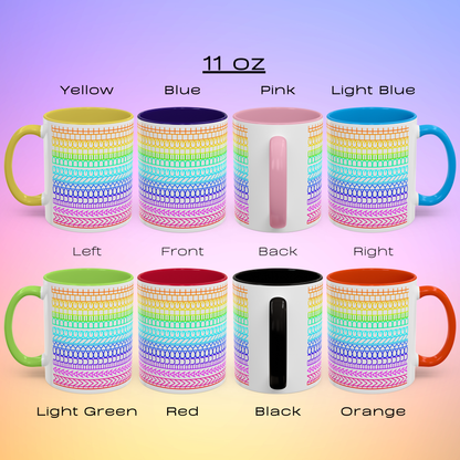 I'm a Fucking Delight Mug - Subtle Profanity Rainbow Cup - Funny Hidden Message Affirmation Gift by LogueJunction