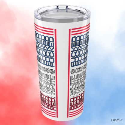Red White and Fucked Secret Message Tumbler - Patriotic Hidden Swear Word Mug - 4th of July Gift by LogueJunction