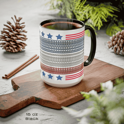 Subtle Political Protest Mug - Red White and Fucked Secret Message Cup - Resistance Gift by LogueJunction