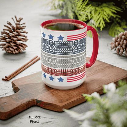 Subtle Political Protest Mug - Red White and Fucked Secret Message Cup - Resistance Gift by LogueJunction