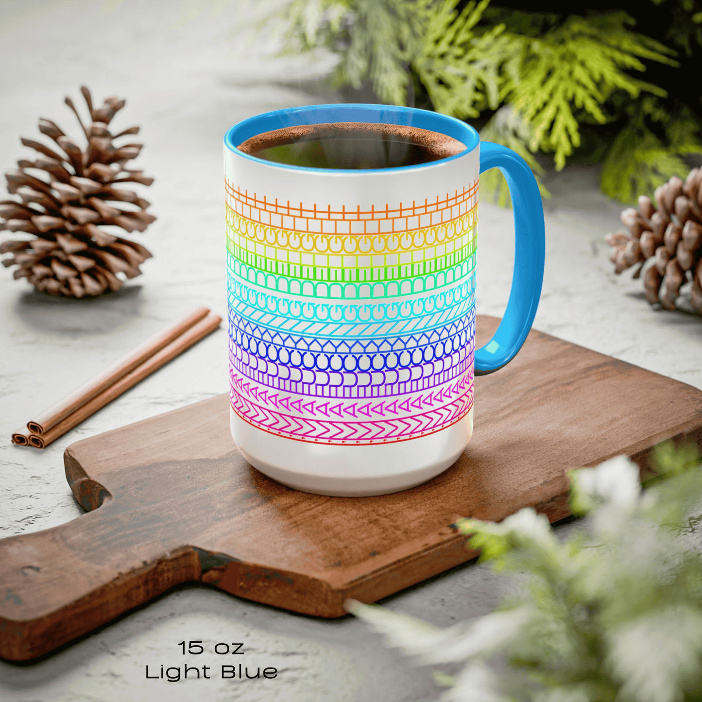 I'm a Fucking Delight Mug - Subtle Profanity Rainbow Cup - Funny Hidden Message Affirmation Gift by LogueJunction