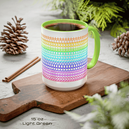 I'm a Fucking Delight Mug - Subtle Profanity Rainbow Cup - Funny Hidden Message Affirmation Gift by LogueJunction