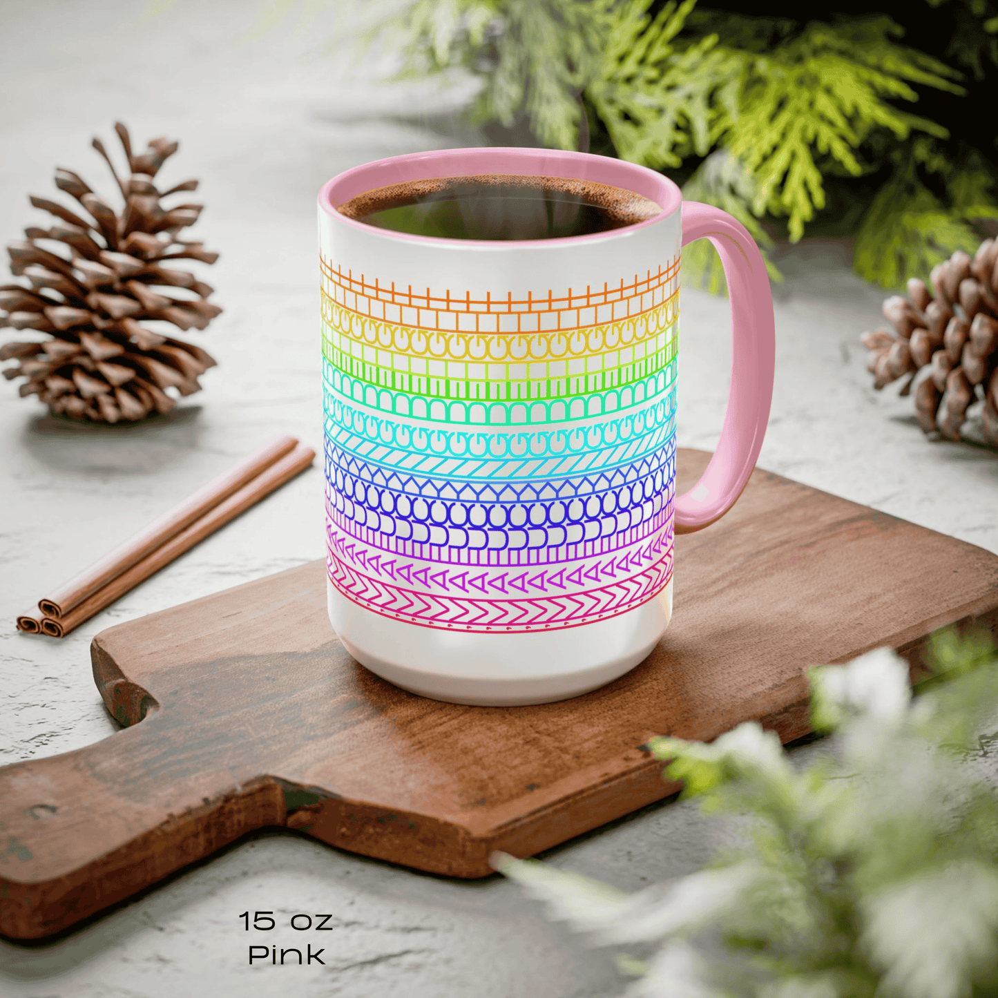 I'm a Fucking Delight Mug - Subtle Profanity Rainbow Cup - Funny Hidden Message Affirmation Gift by LogueJunction