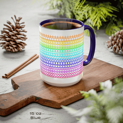 I'm a Fucking Delight Mug - Subtle Profanity Rainbow Cup - Funny Hidden Message Affirmation Gift by LogueJunction