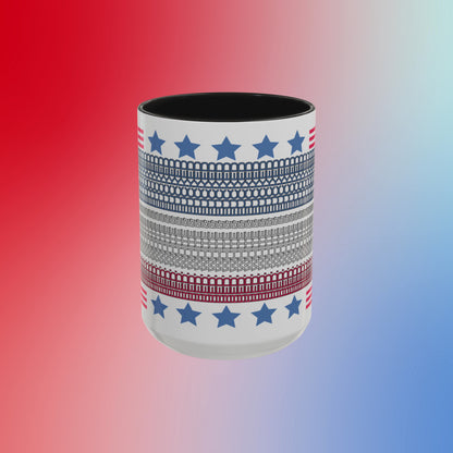 Subtle Political Protest Mug - Red White and Fucked Secret Message Cup - Resistance Gift by LogueJunction